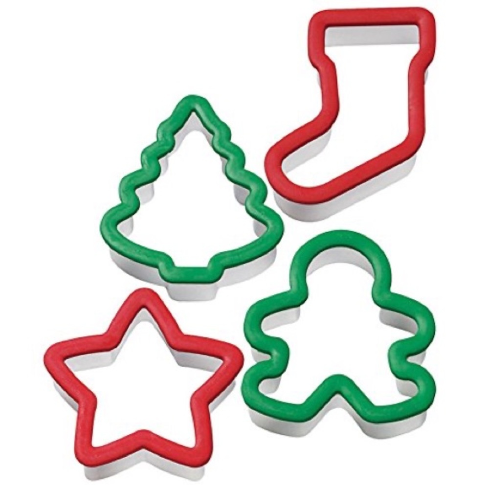 Holiday Home Snowman Stocking Tree Snowflake Gingerbread Man Cookie Cutter Set - Picture 6 of 8